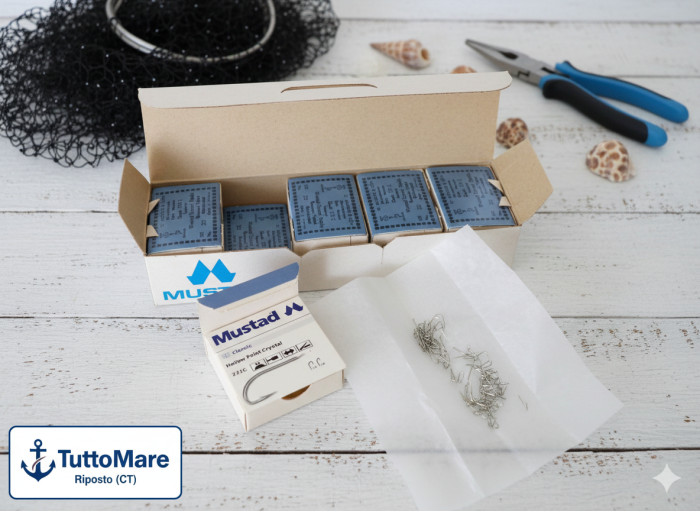 Ami Mustad a Spillo – Stock 1000 Pezzi (Sottocosto)