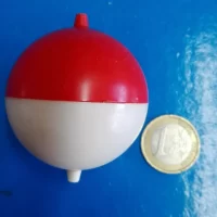 Galleggiante pesca scorrevole a palla sfera in PVC rigido teleferica, siluro, superficie, boa