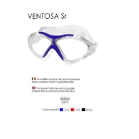 OCCHIALINI A MASCHERA OCCHIALE NUOTO SILICONE TRASP COLORI ASSORTITI
