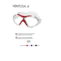 OCCHIALINI A MASCHERA OCCHIALE NUOTO SILICONE TRASP COLORI ASSORTITI - immagine 3
