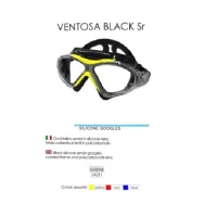 OCCHIALINI A MASCHERA OCCHIALE NUOTO SILICONE TRASP COLORI ASSORTITI - immagine 2