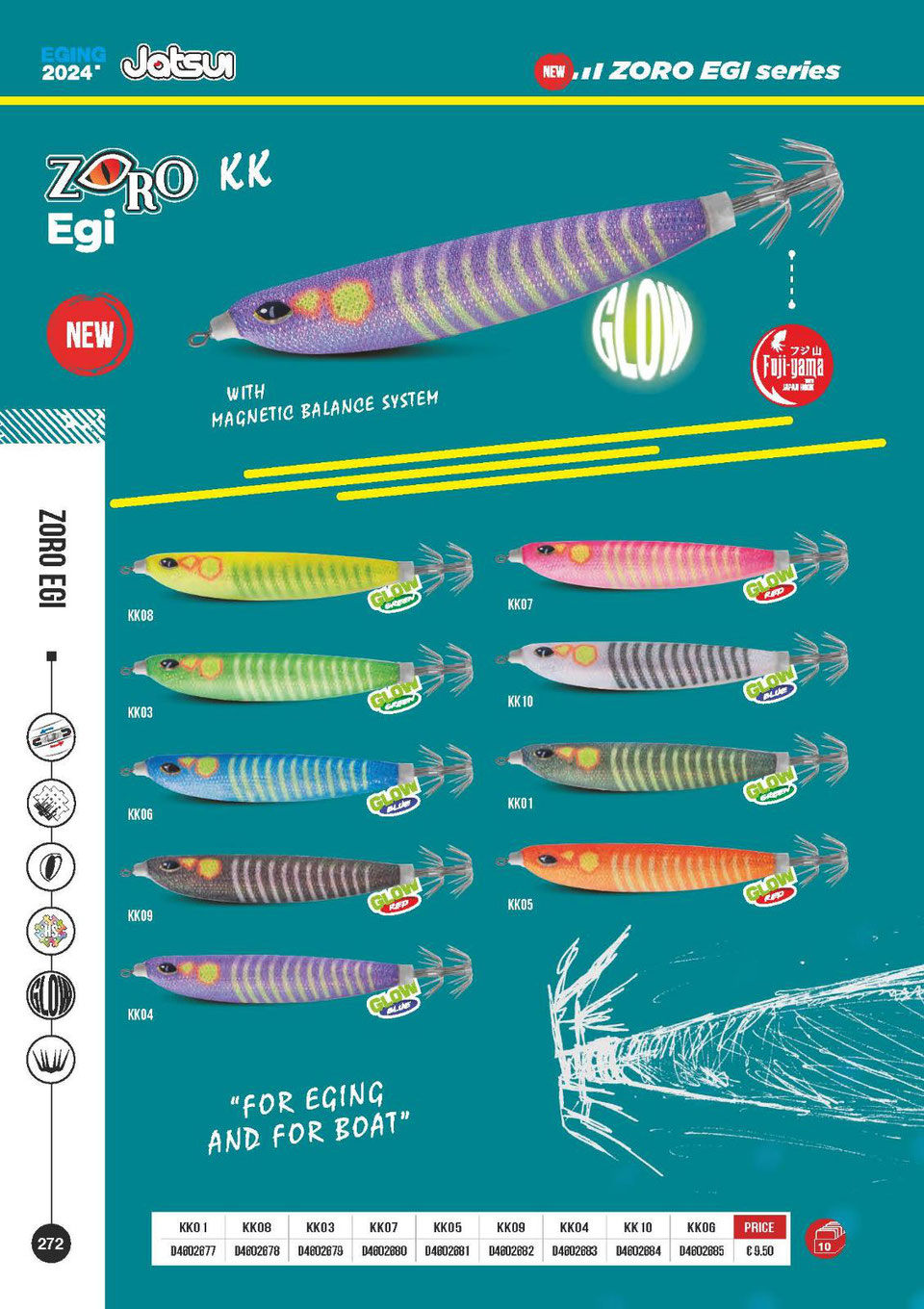 Artificiali Eging Jatsui ZORO natural e KK - immagine 2