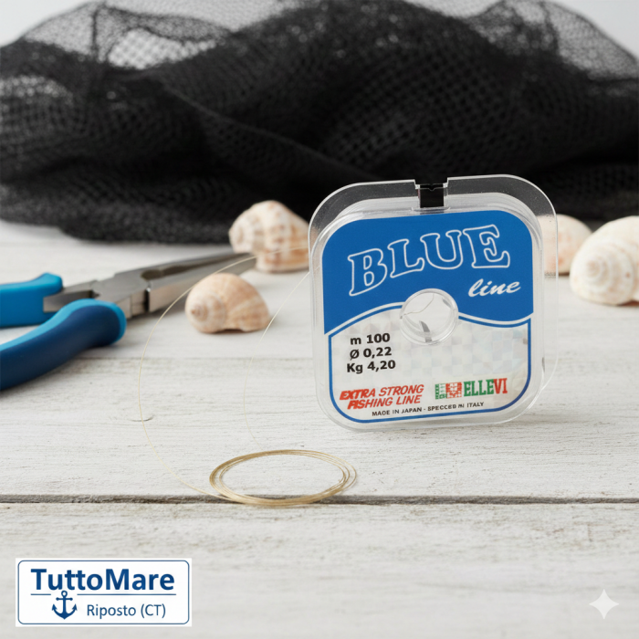 Monofilo Ellevi Blue Line – Bobina da 100mt