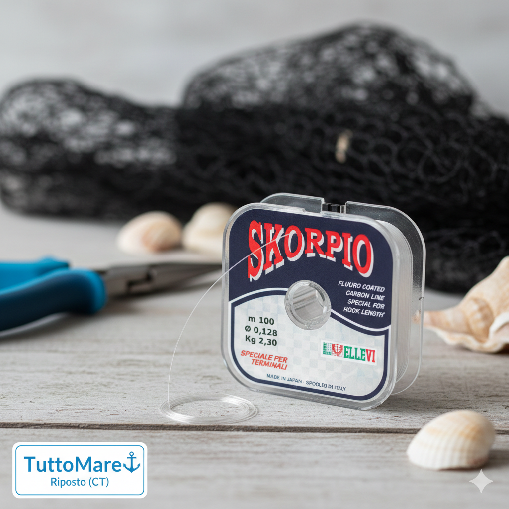 Monofilo Ellevi Skorpio – Fluorocarbon Coated (100mt)