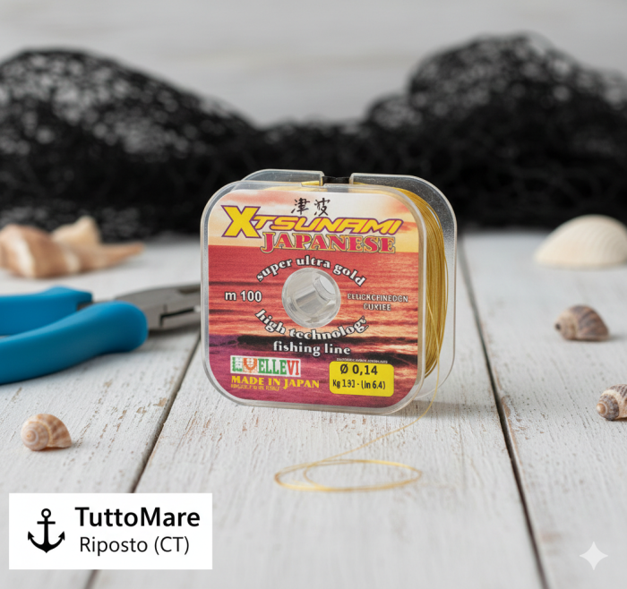 Ellevi X-Tsunami Japanese Monofilament – 100mt