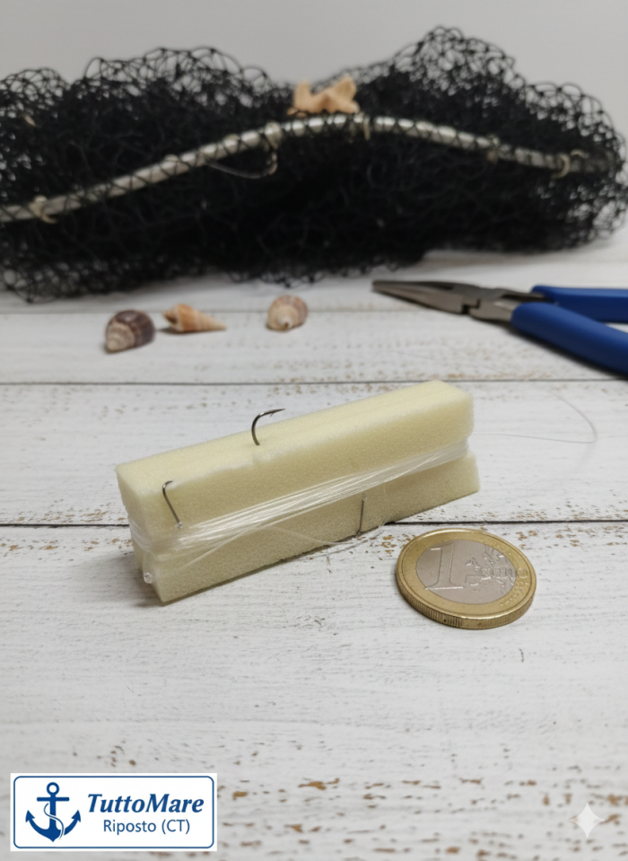 Terminale Artigianale TuttoMare – Paratura 3 Ami Mustad Micro