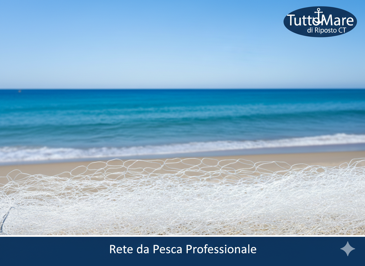 Rete da Pesca Professionale a Metraggio – Maglia 15mm e Filo 210/3